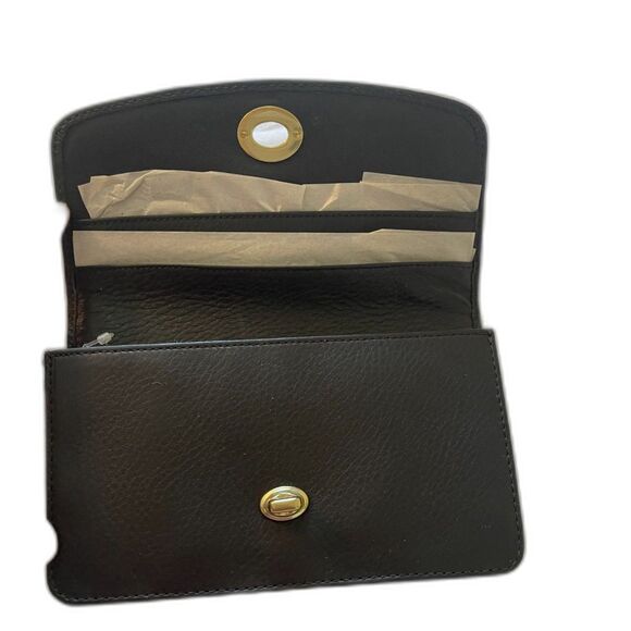 $298 Coach Envelope Wallet Clutch Ocelot Haircalf Black Cheetah Animal 47994 NWT - Picture 9 of 13